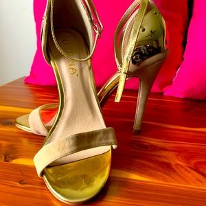 4” Ankle strap, open toe high heels